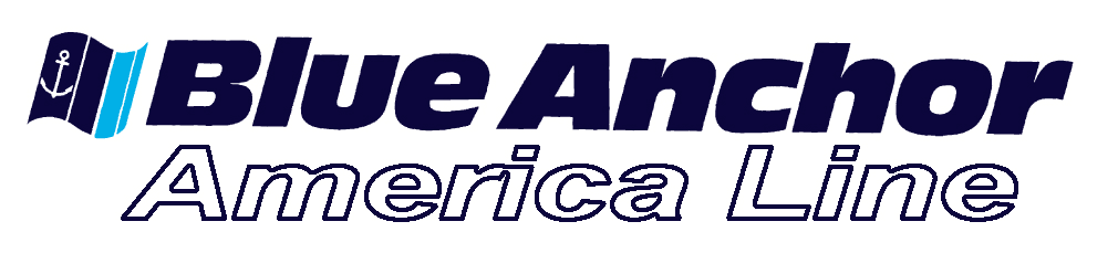 Blue Anchor America Line logo — maritime shipping carrier