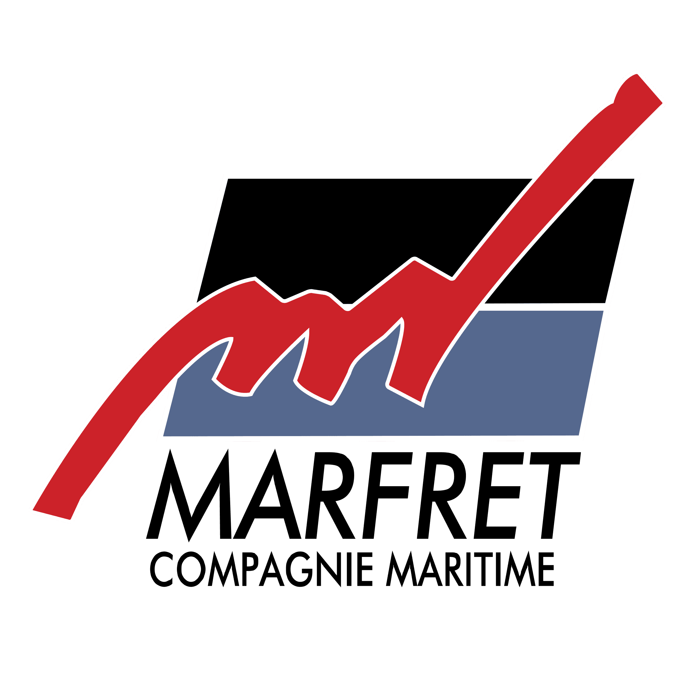 Maritime Marfret logo — maritime shipping carrier
